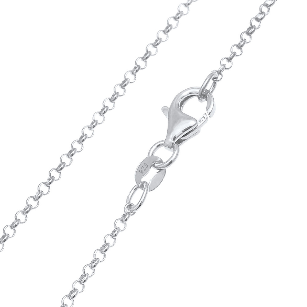 KUZZOI KUZZOI Collier Plume oxydée oiseau en 925 argent collier