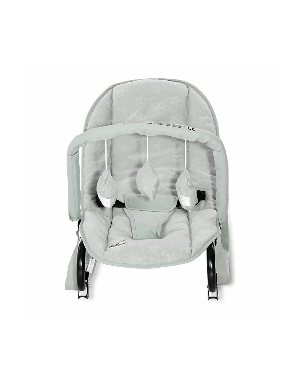 Babywippe Eliza Luxe verstellbare Rückenlehne, Spielbogen, Tragegriffe Babywippen