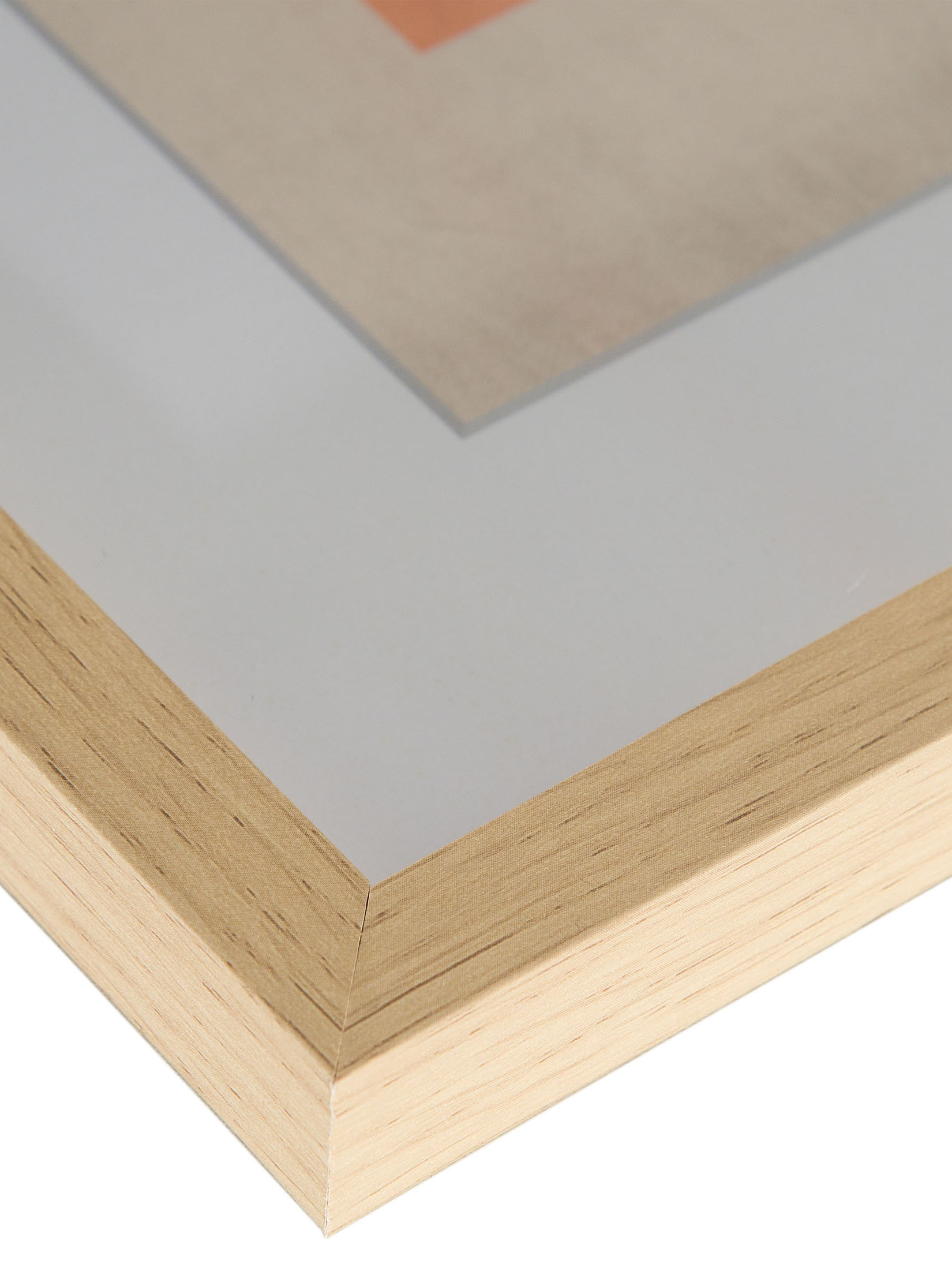 Itana Leinwand Druck, Beige