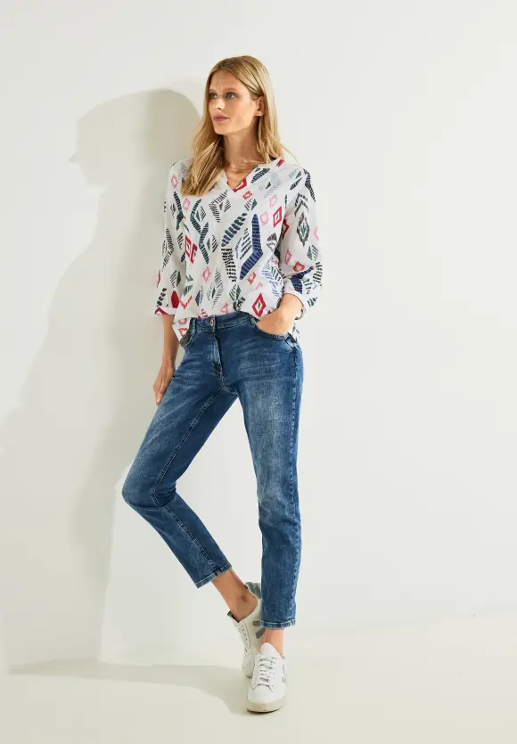 CECIL Printbluse in Baumwolle