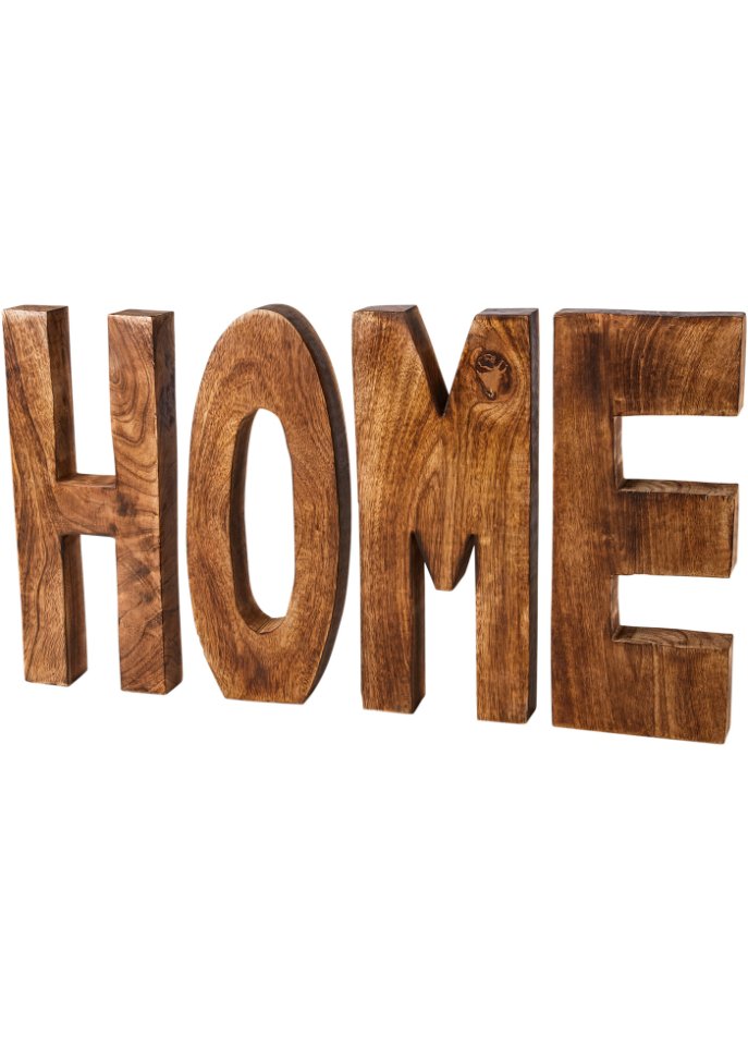 Deko-Objekt Buchstaben HOME (4-tlg.Set)