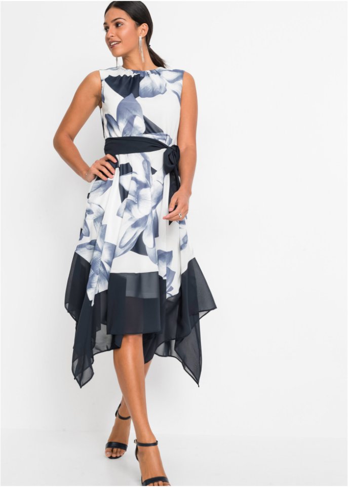 Kleid mit Blüten-Druck