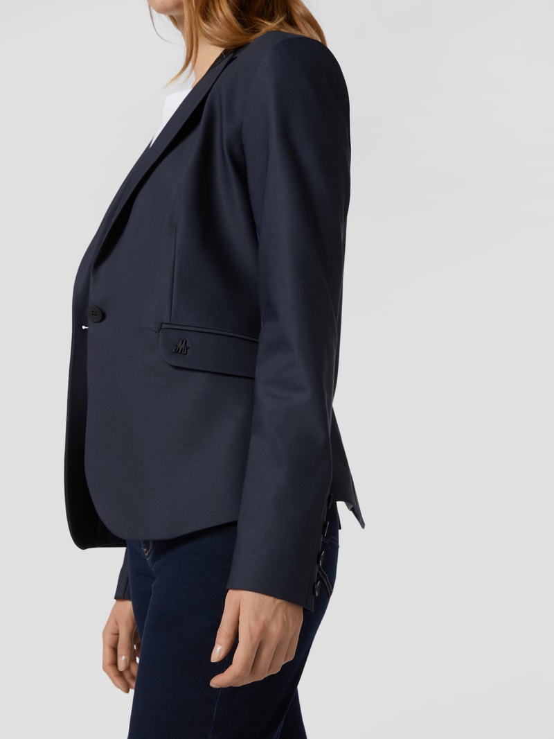 Blazer mit Reverskragen Modell 'BLAKE NIGHT' in marineblau