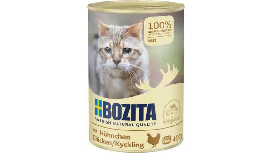 BOZITA Katzennassfutter Dose Hühnchen 400 g