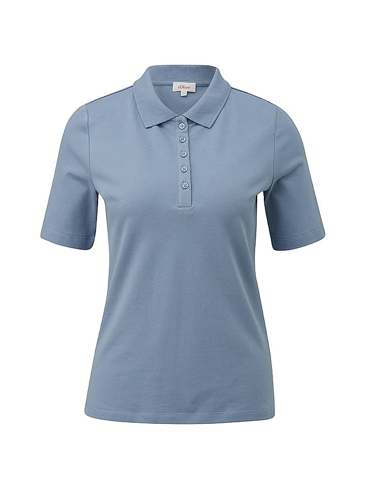 S.OLIVER RED LABEL Poloshirt in Hellblau günstig kaufen 40