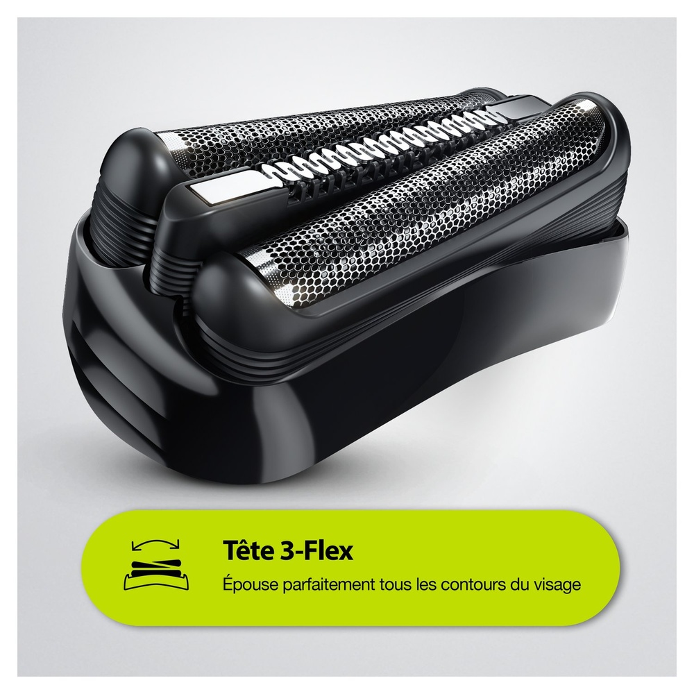 braun Braun S3 Shave&Style Rasoir Électrique Barbe Homme 3-En-1, Technologie Wet & Dry Rasoir Electrique
