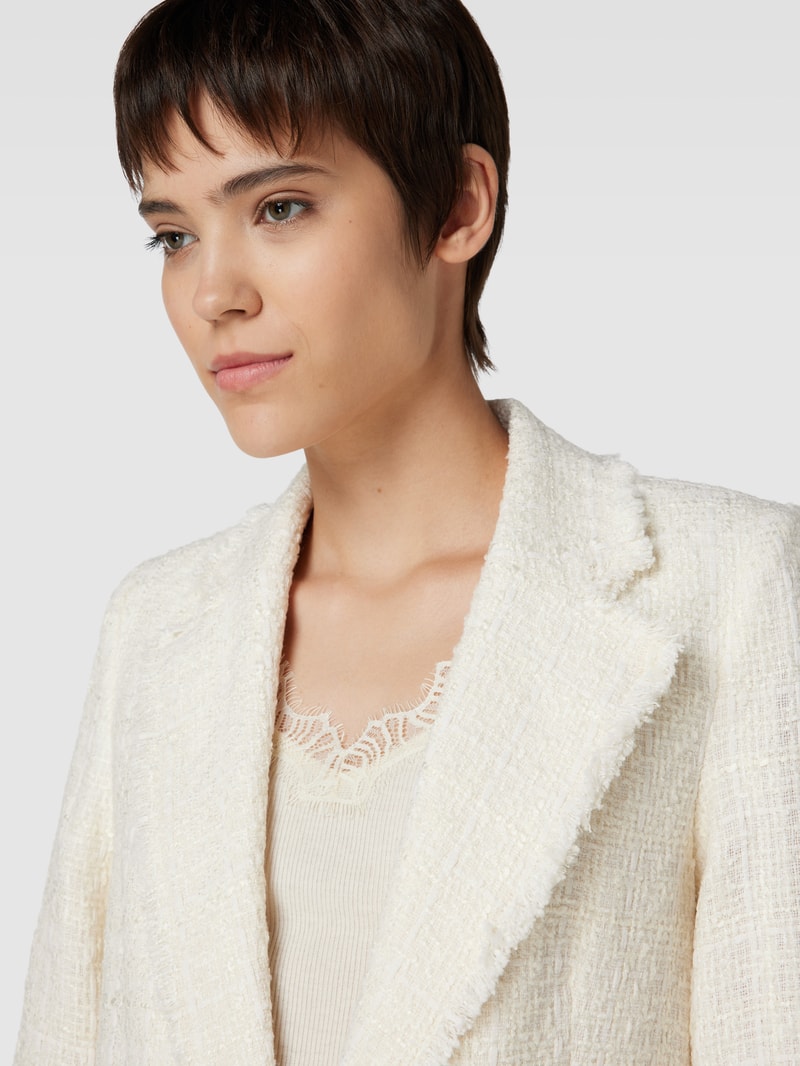 Blazer in Bouclé-Optik Modell 'QUINTIN' in sand
