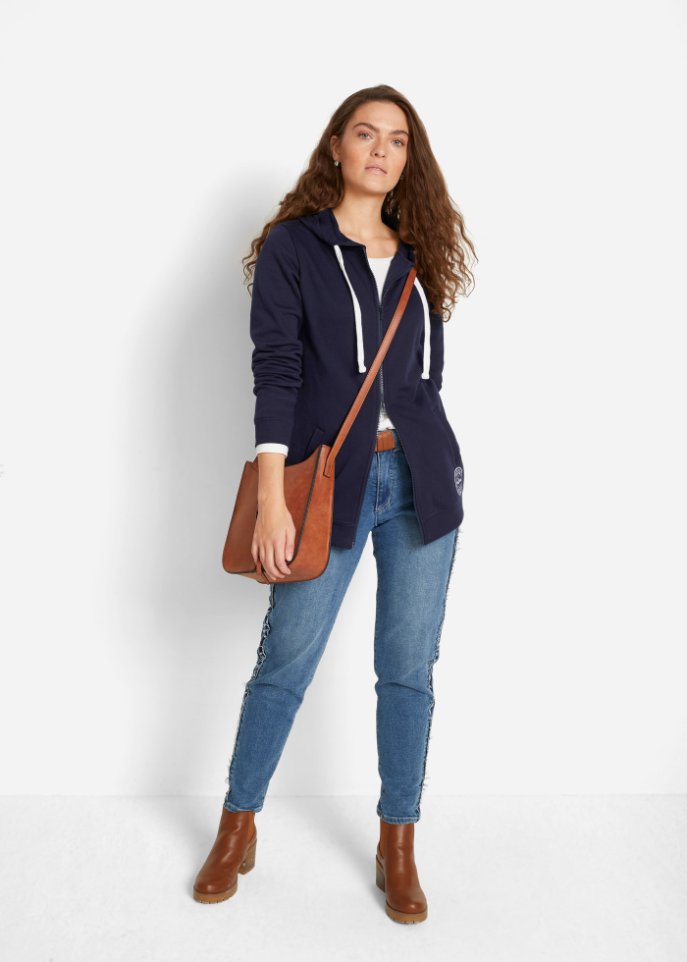 Long-Sweatjacke