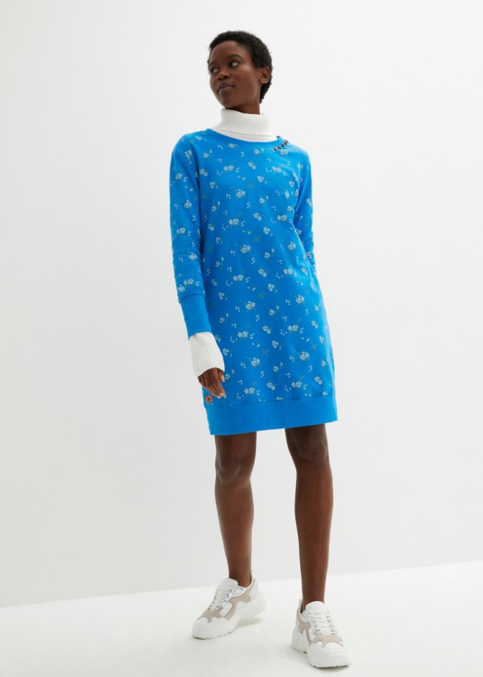 Sweatkleid, bedruckt