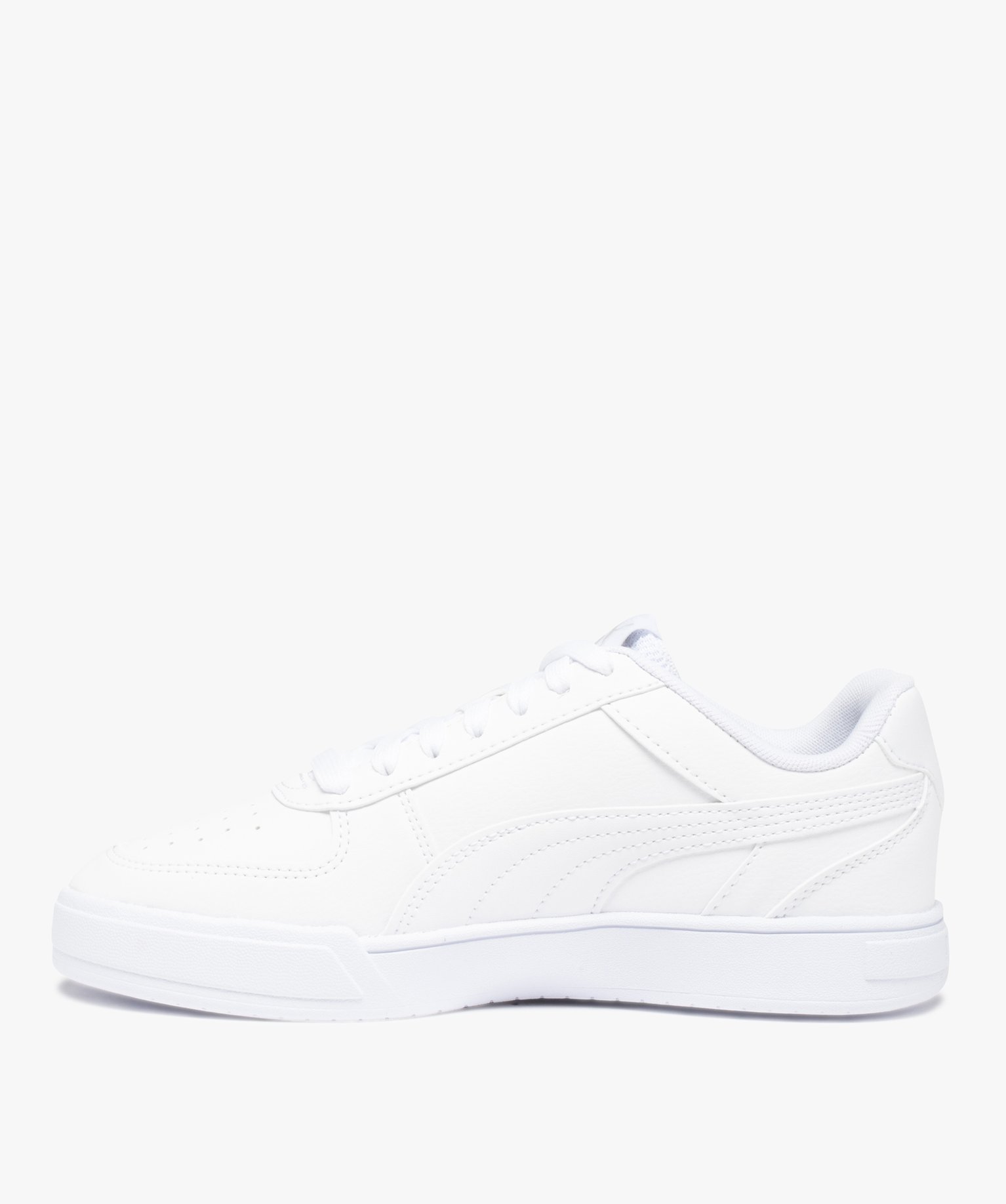 Baskets Garçon unies à lacets – Puma Caven blanc | GEMO
