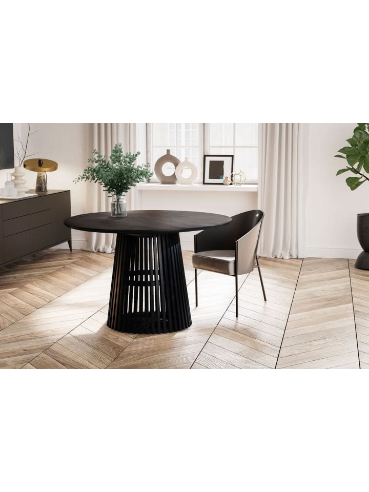 KADIMA DESIGN Esszimmertisch Küchentisch | Mango, 120x120x77cm, Rund, Massiv günstig kaufen onesize