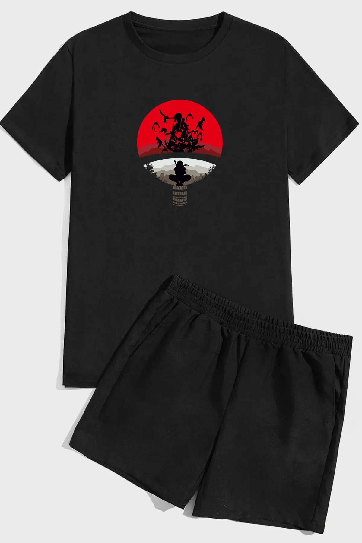 uyguntarz  Bedrucktes Shorts-Set