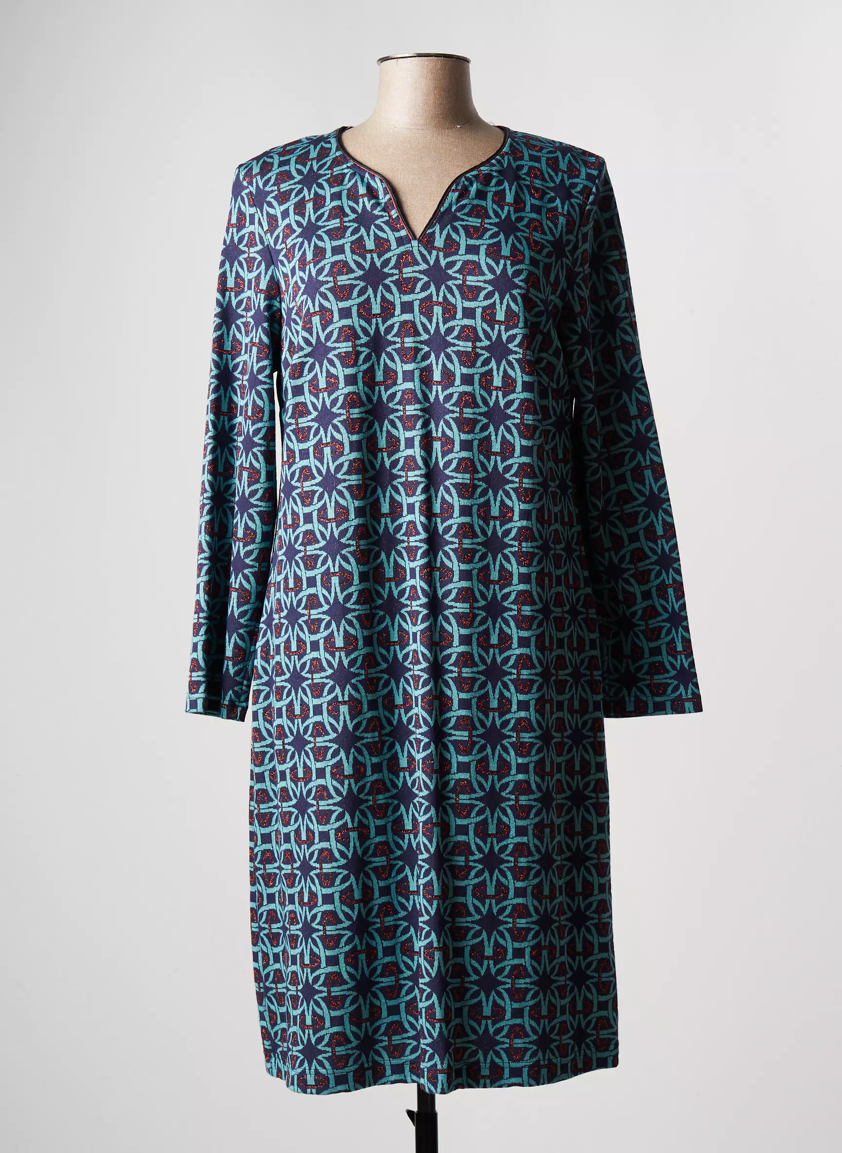 Comme Ca Robes Mi Longues Femme couleur bleu