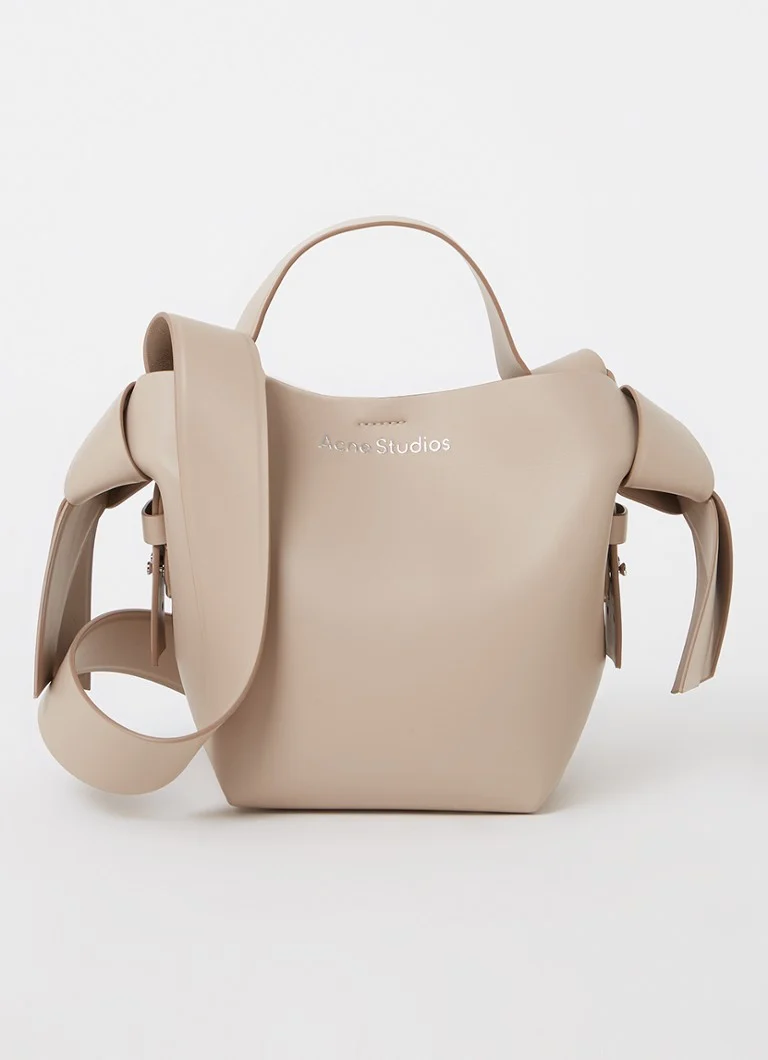 Acne Studios Mini handbag in calfskin with detachable shoulder strap