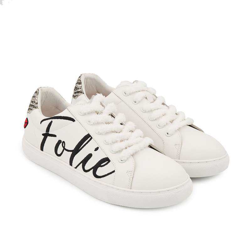 Baskets en cuir Simone folie douce