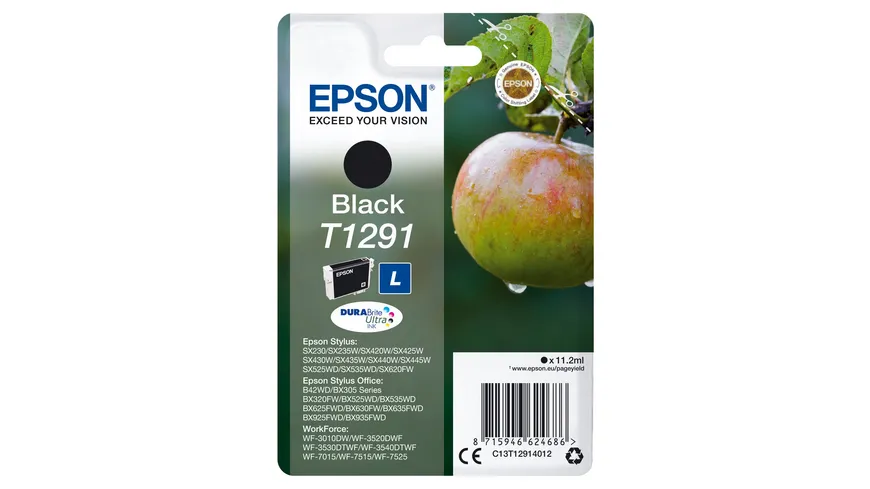 Epson Druckerpatrone T1291 Apfel