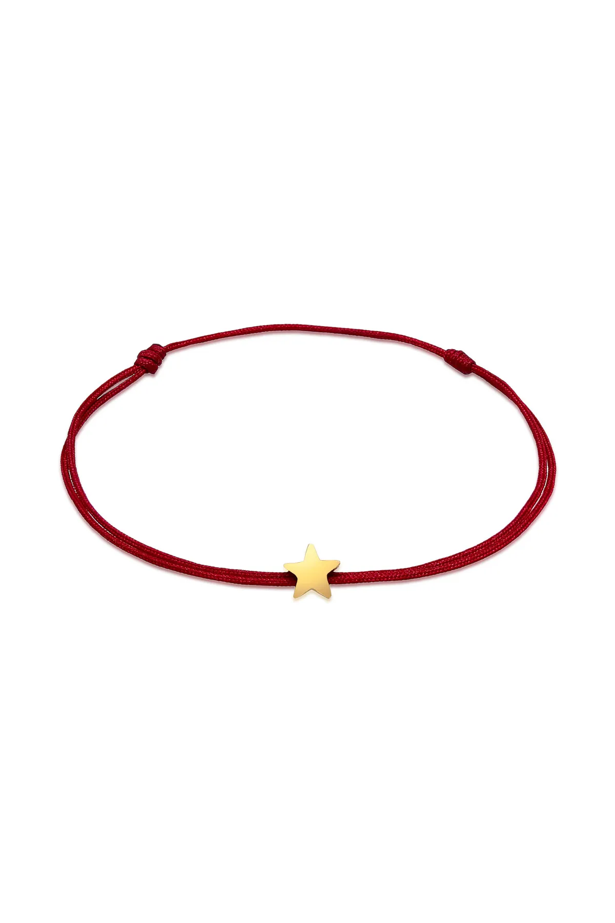 ELLI  Armband Stern Astro Textilband 925 Silber