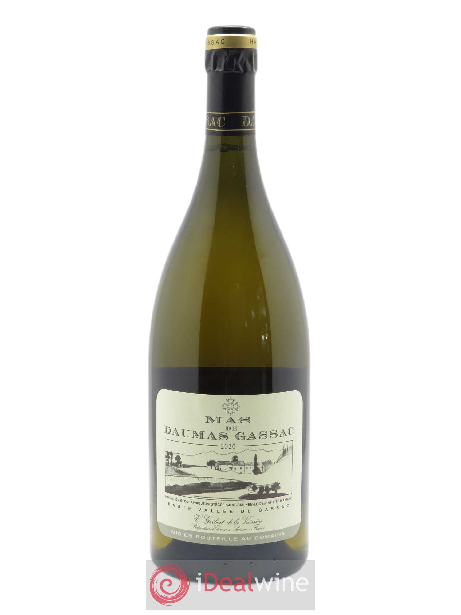 IGP St Guilhem-le-Désert - Cité d'Aniane Mas Daumas Gassac Famille Guibert de La Vaissière  2020 - Lot de 1 Magnum