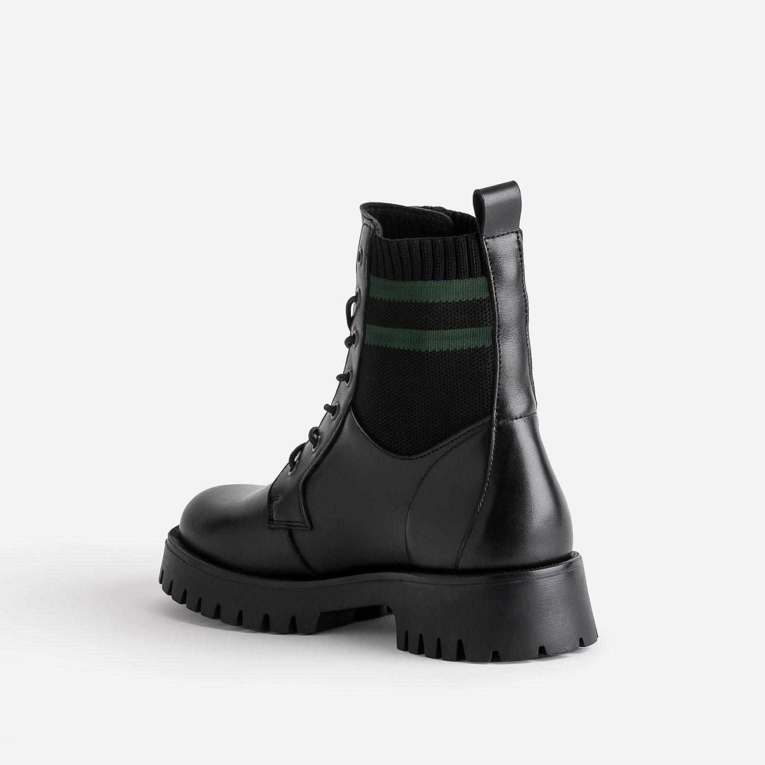 Boots à lacet TEXTO noir éco conçu cuir