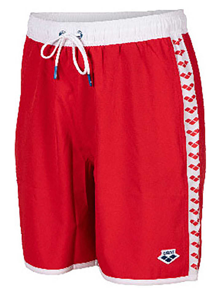 Arena Badeshorts in Rot/ Weiß günstig kaufen