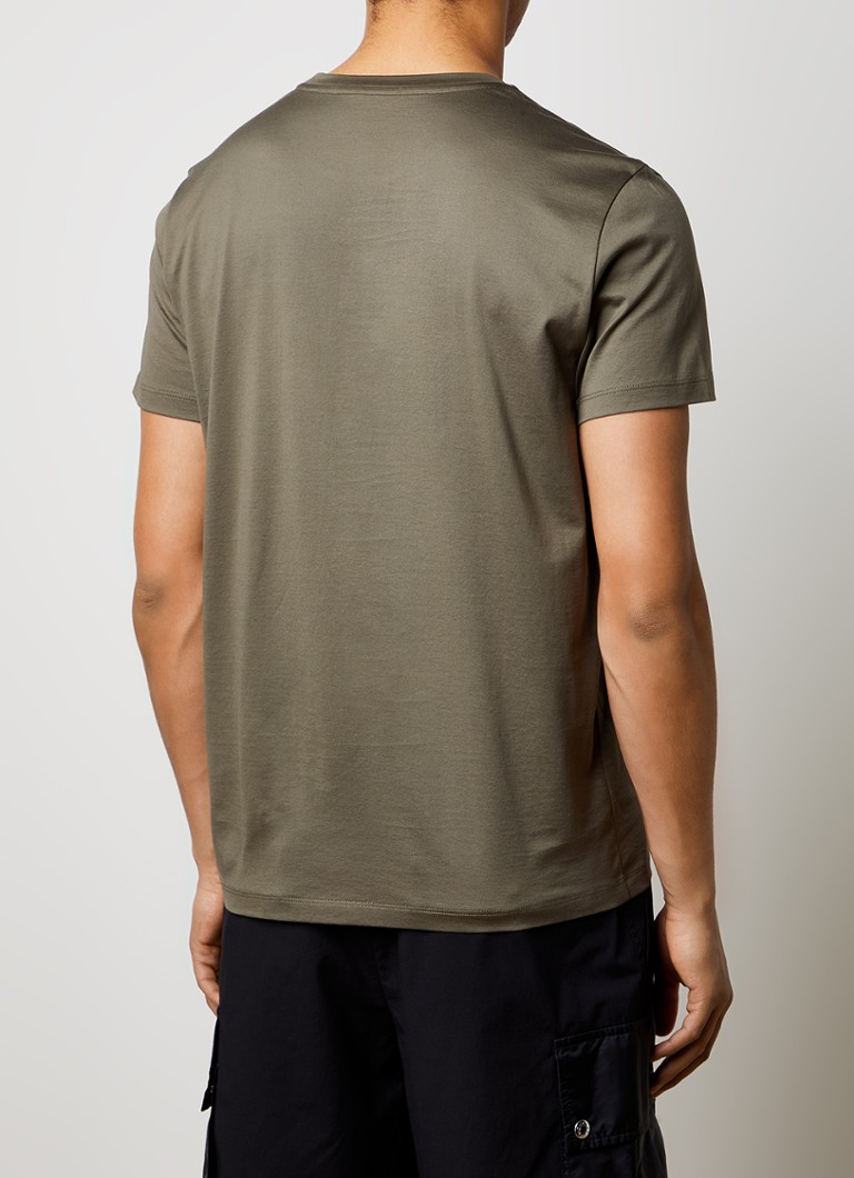 T-shirt Moncler con logo ed elasticizzata