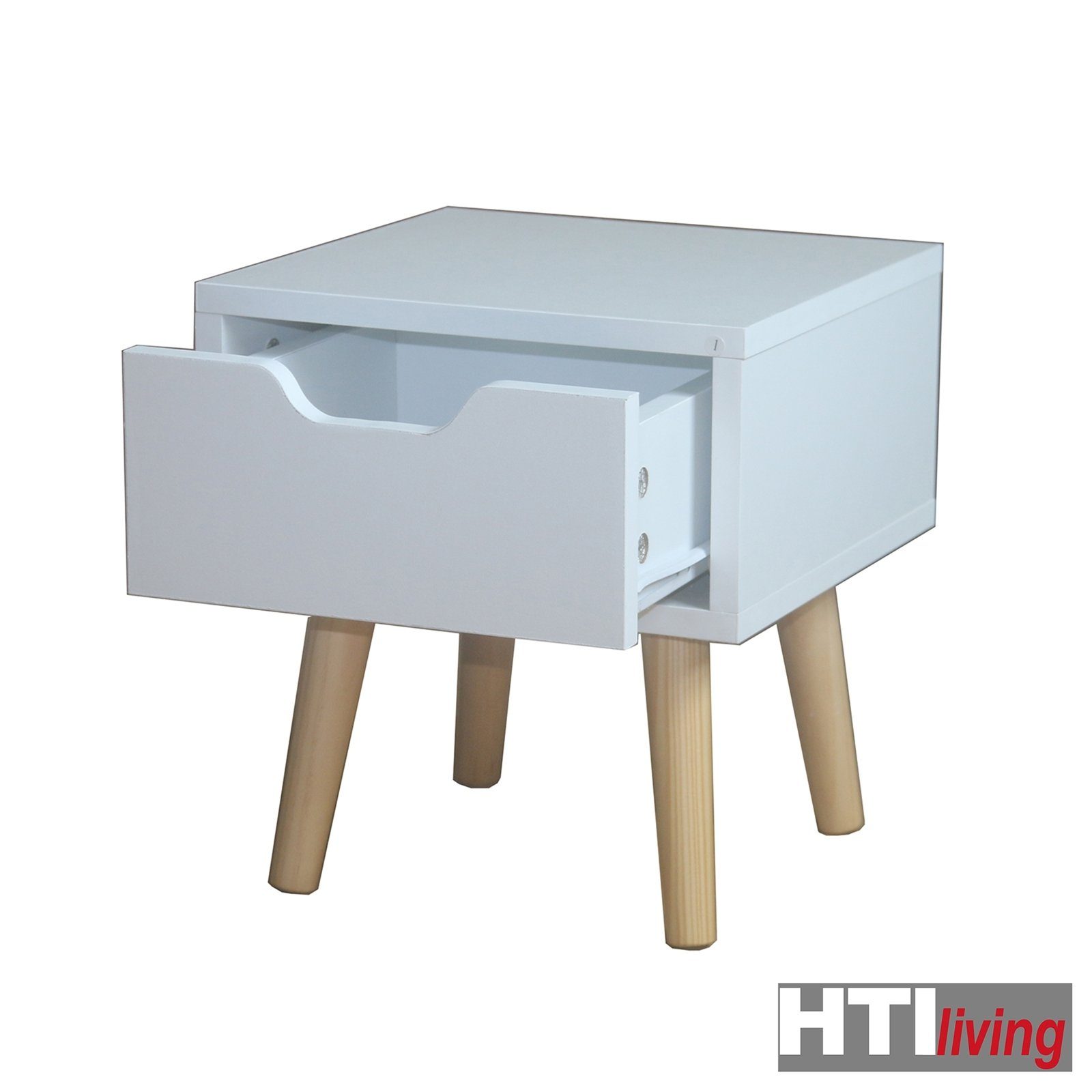 HTI-Living Nachtkommode Nachtschrank 1 Schublade Thekla 29325 (1 St), Nachttisch 1 Schublade