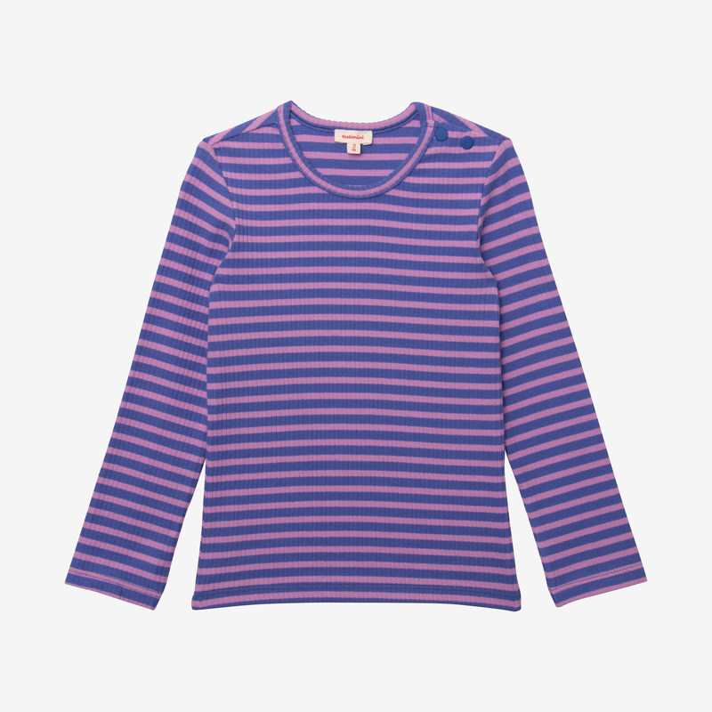 T-shirt bébé fille violet rayé Catimini