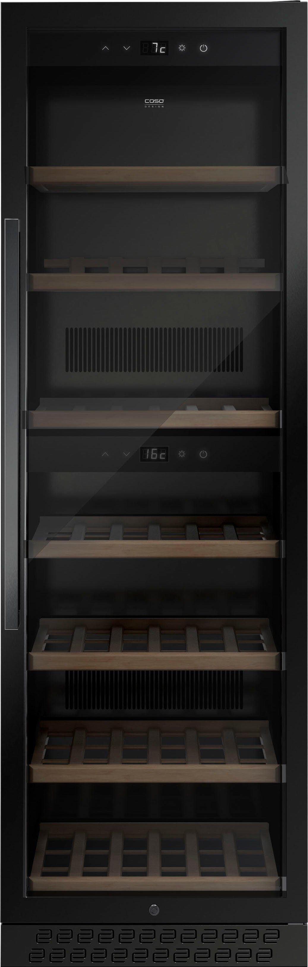 Caso Weinkühlschrank 780 WineChef Pro 180 black, für 180 Standardflaschen á 0,75l