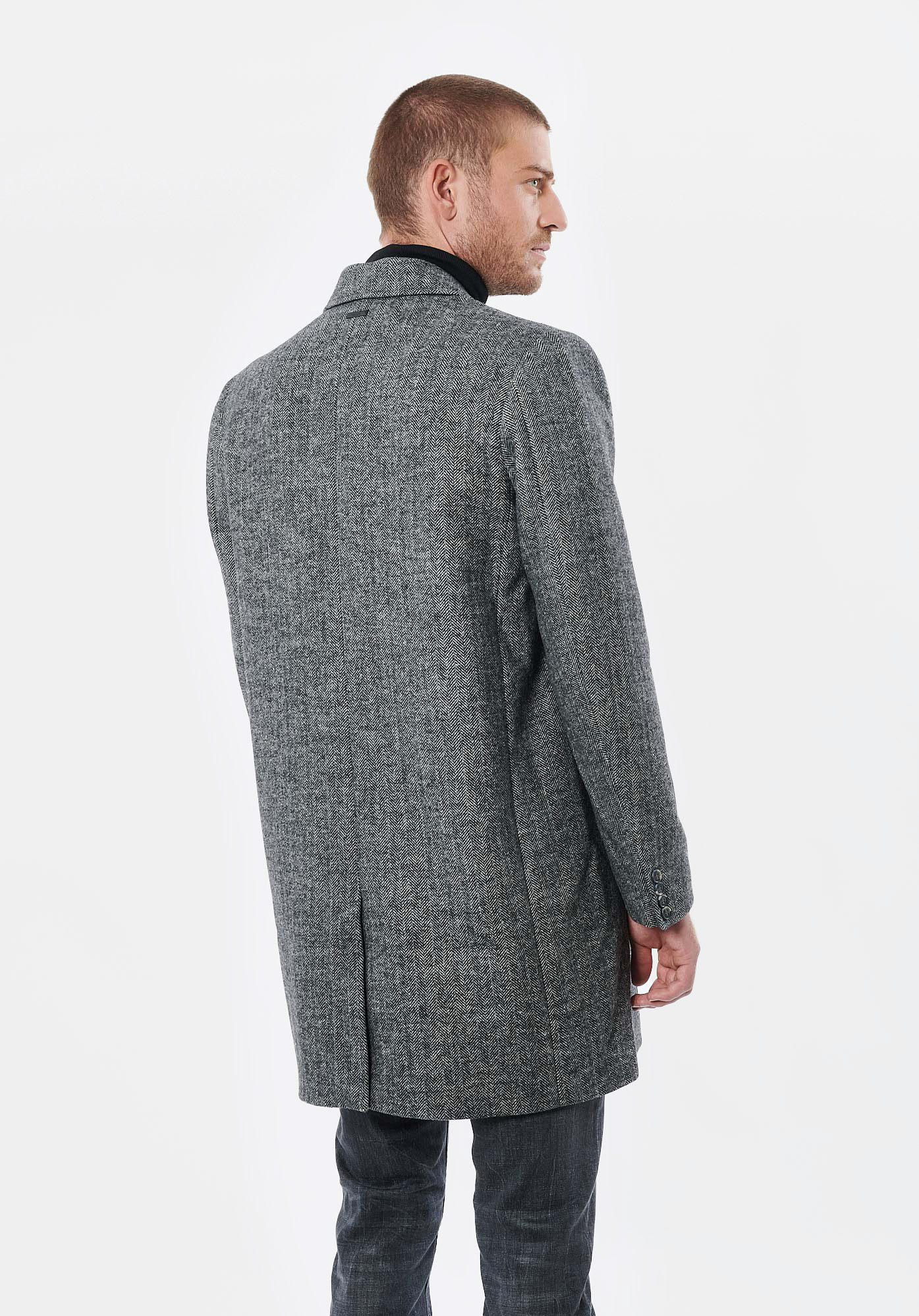 COAT   Manteau gris homme