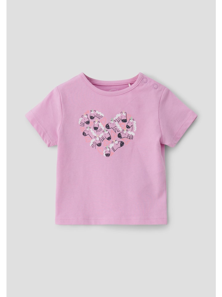 s.Oliver T-Shirt kurzarm in Pink günstig kaufen 50/56