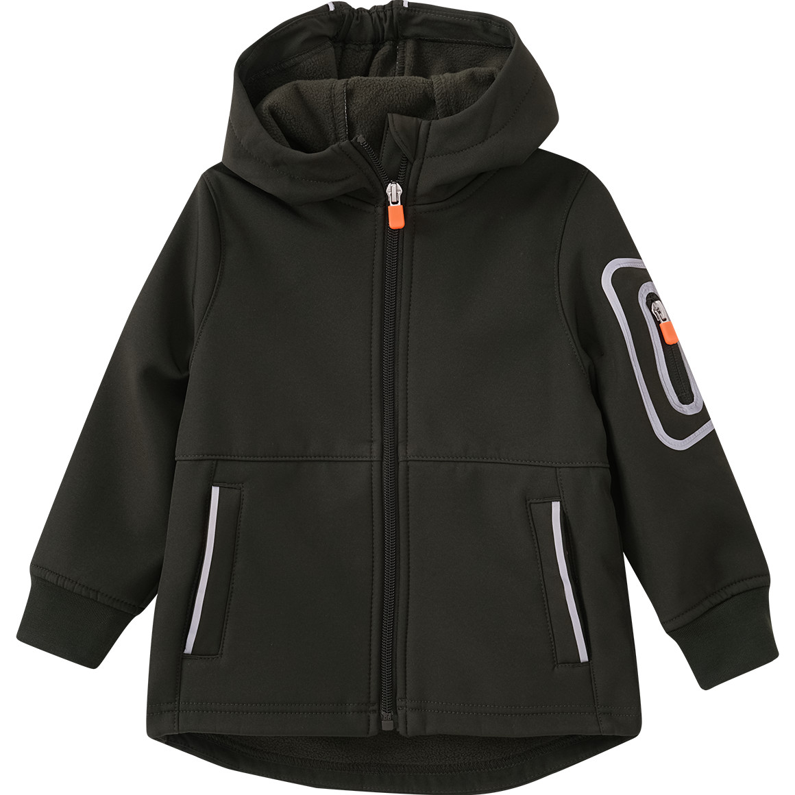Jungen Softshelljacke mit Kapuze