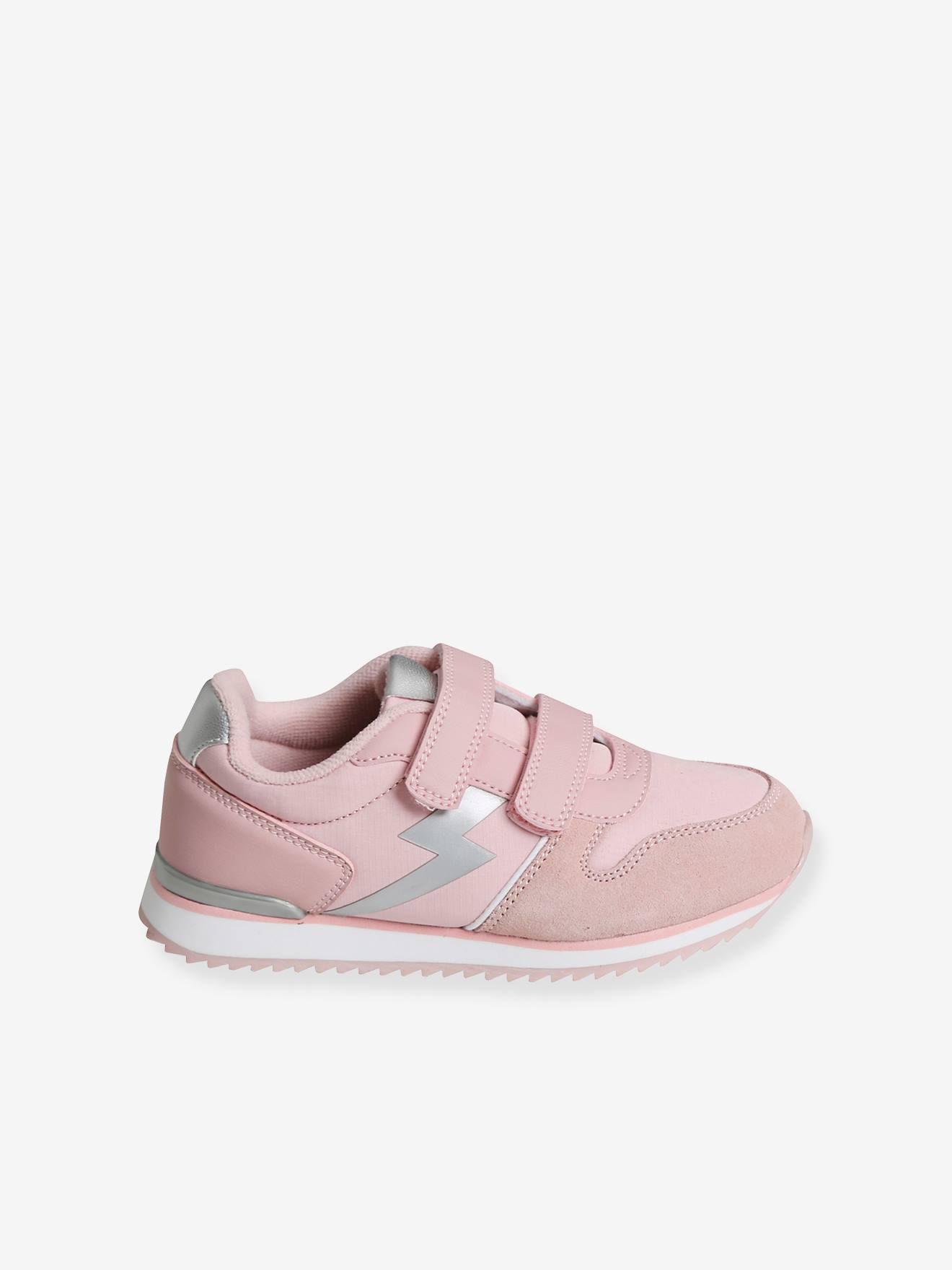 Baskets scratchées fille esprit running bordeaux