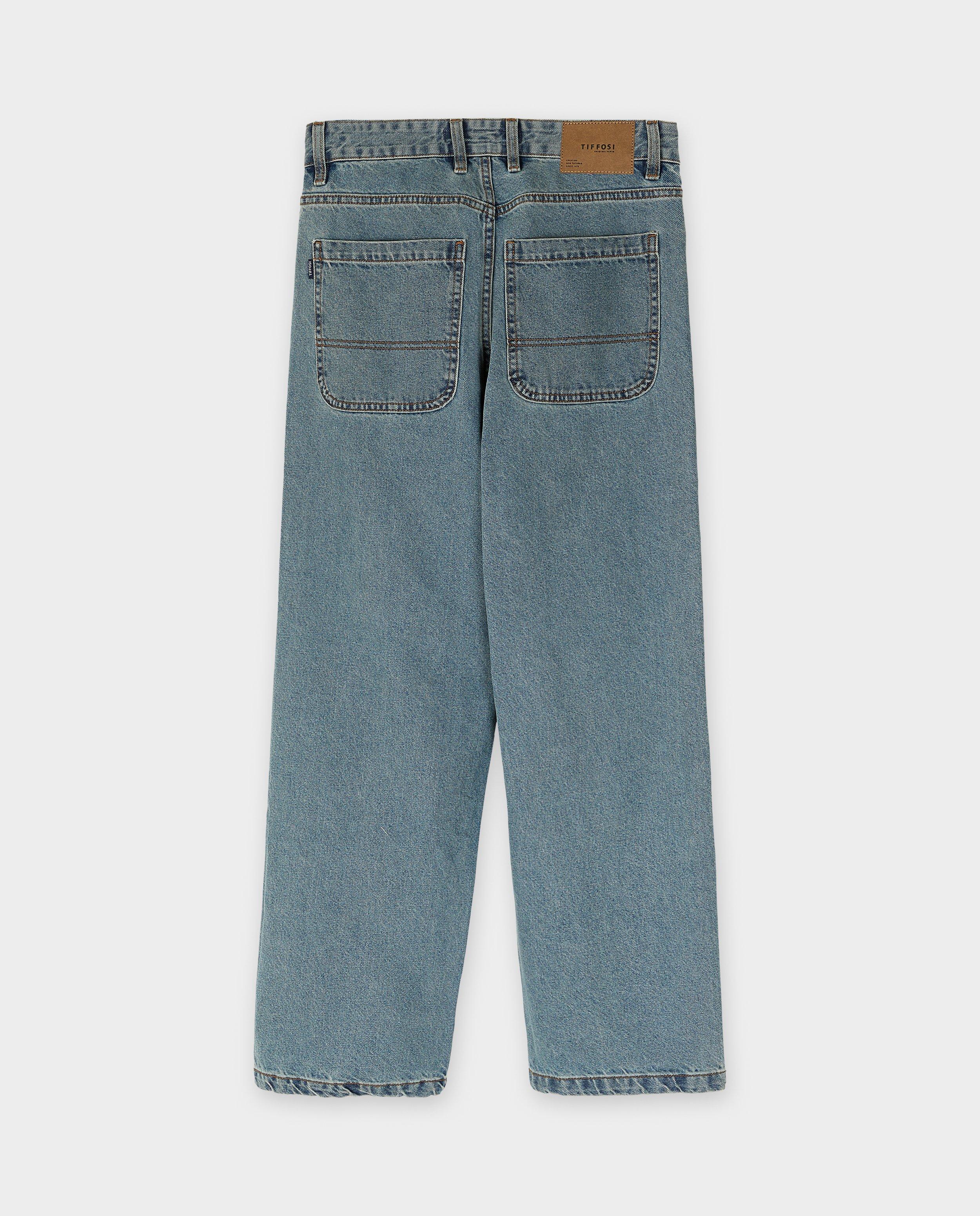 Blugi Tiffosi Blue, croială baggy, albastru închis