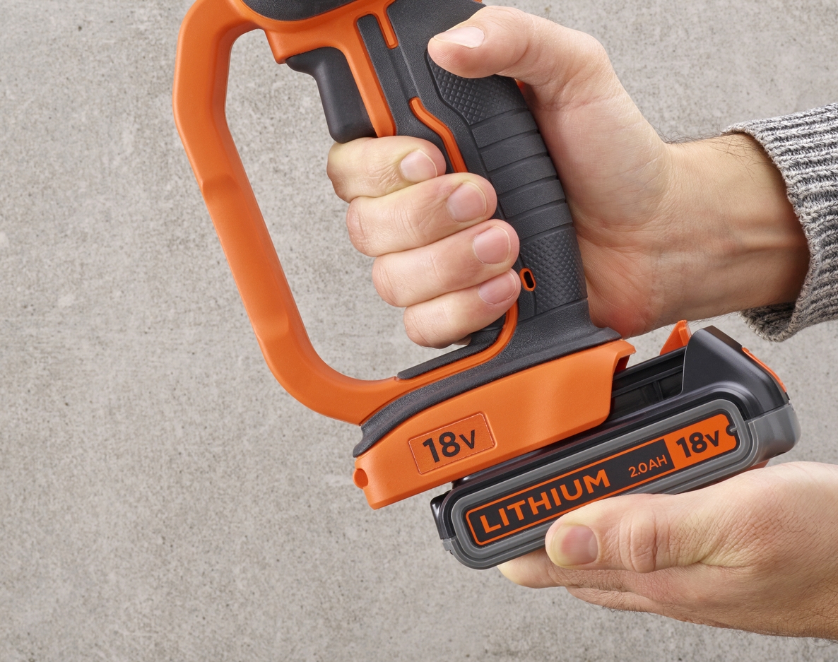 Polizor unghiular fără fir Black & Decker BCG720M1-QW, 18 volți, 4,0 Ah, Li-ion