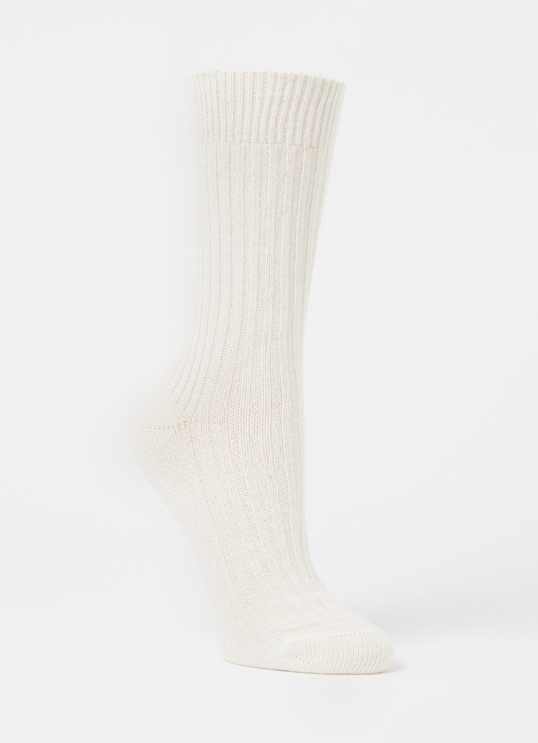 Kunert Rib knitted socks in alpaca wool blend