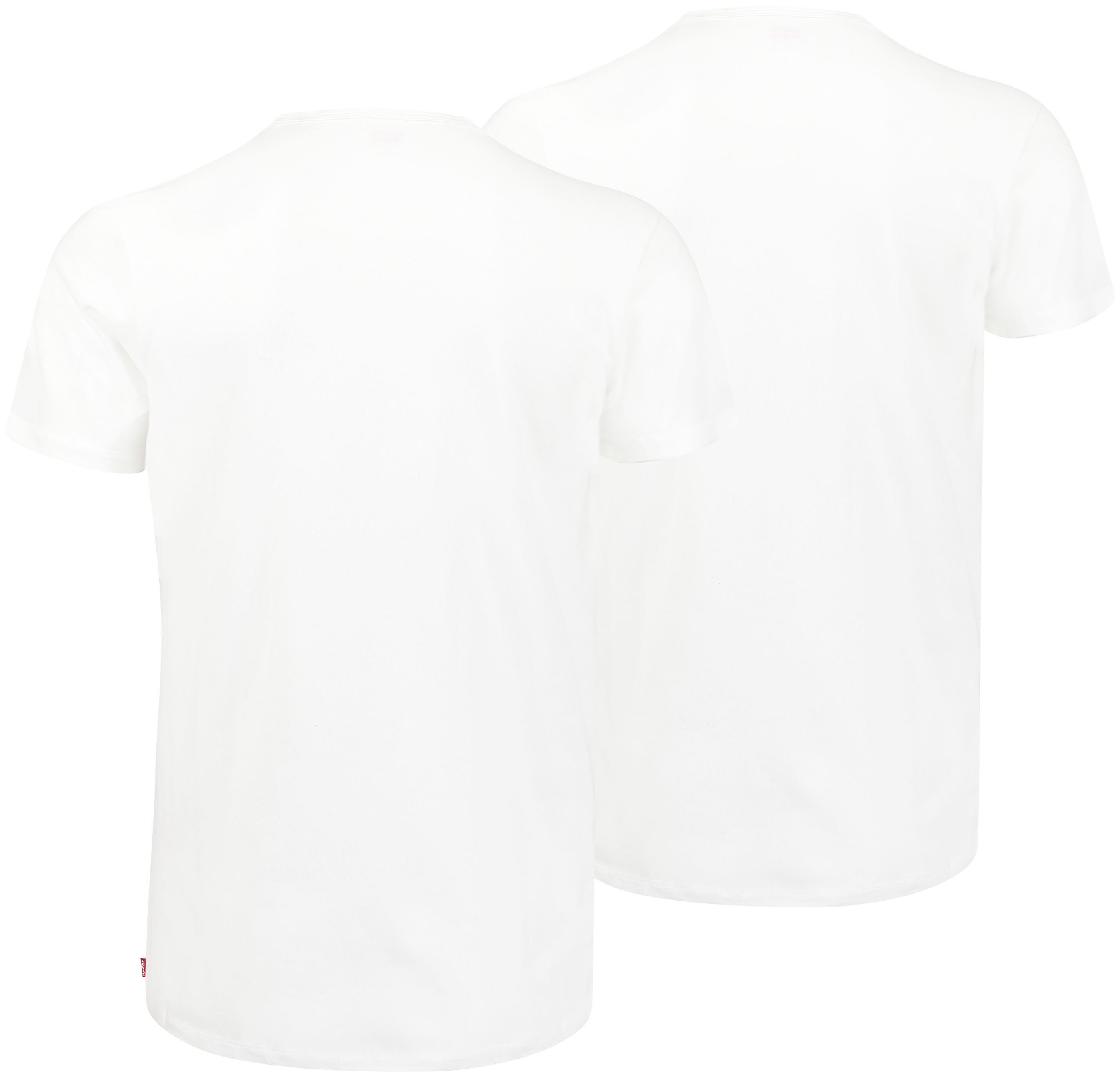 Levi's® T-Shirt (Packung, 2-tlg) LEVIS MEN V-NECK 2P