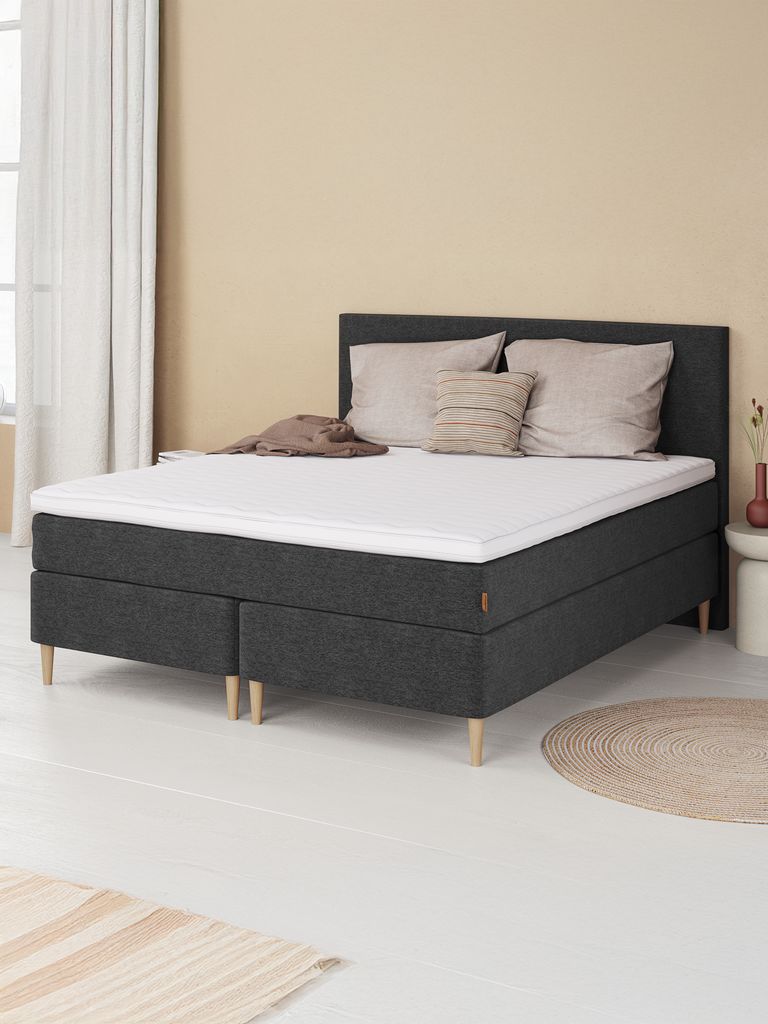 LYGNA GC30 złote Łóżko kontynentalne 150x200 LYGNA GC30 szaro-40 DREAMZONE