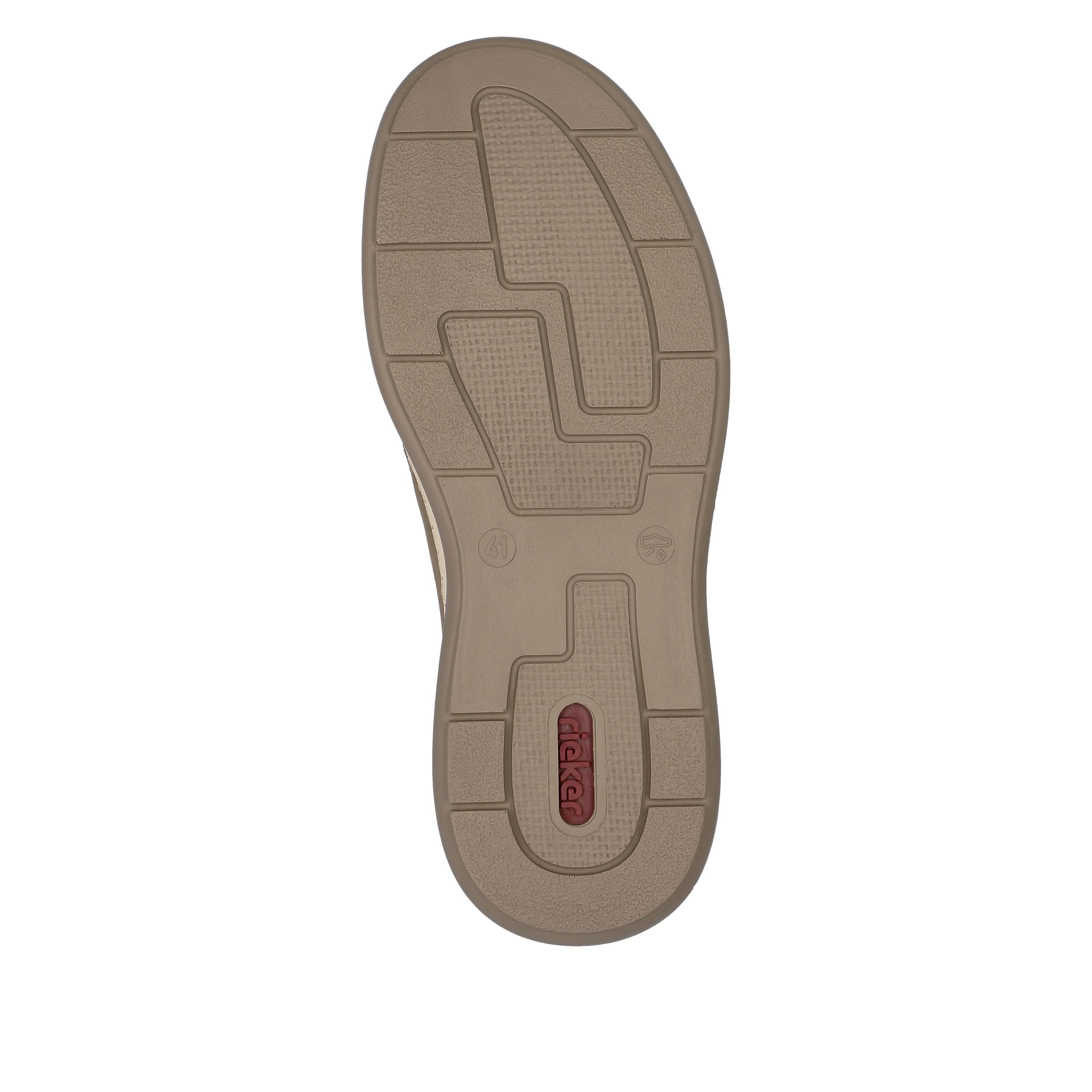 Rieker Herren Slipper braun-beige