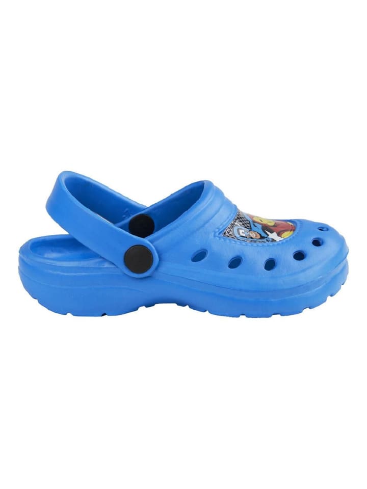 Marvel Marvel Badesandalen für Kinder Rutschfeste Clogs für den Spielplatz in Blau günstig kaufen