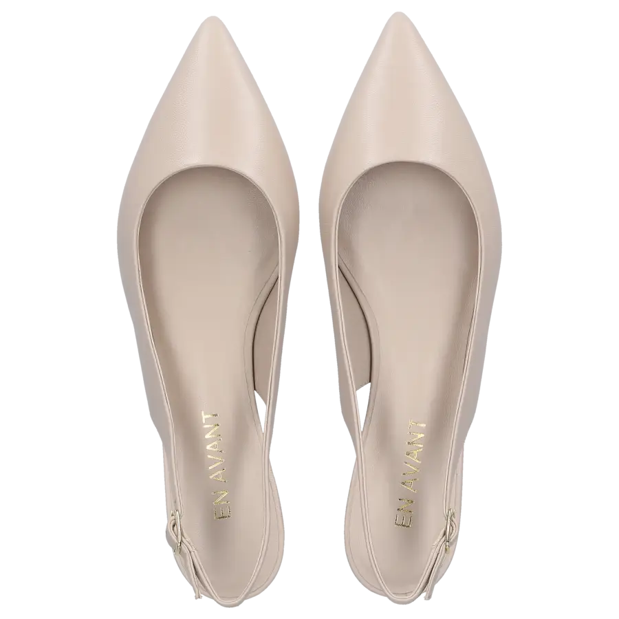 EN AVANT - Sling-Ballerinas 2765 Kalbsleder - beige
