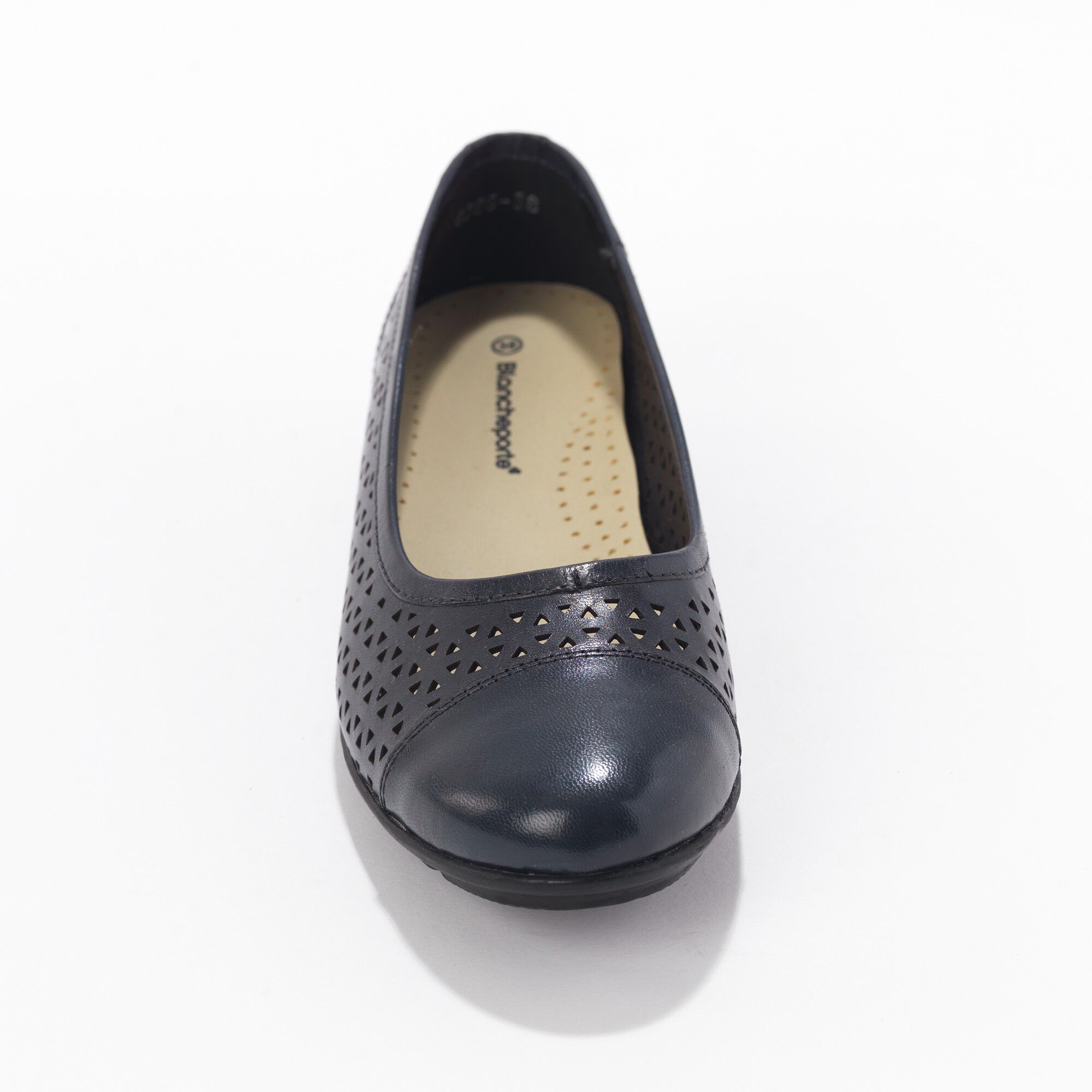 Ballerine cuir ajouré