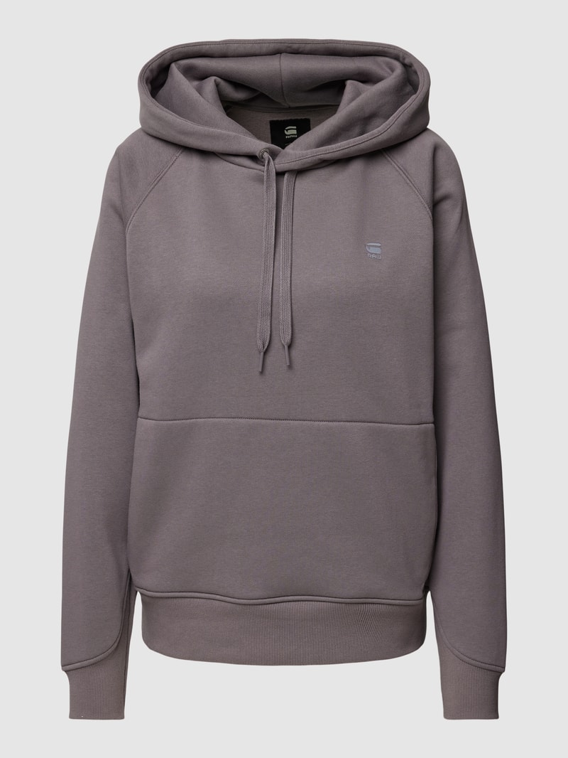 Hoodie mit Label-Stitching Modell 'Premium core 2.0' in schlamm