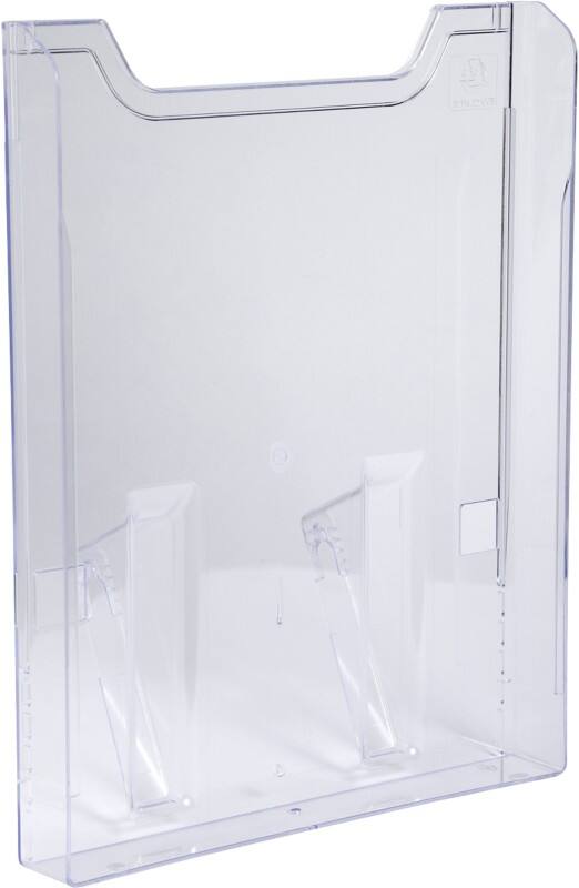 Exacompta Office Prospektständer 64658D DIN A4 Hoch Transparent 23,9 x 8 x 30 cm