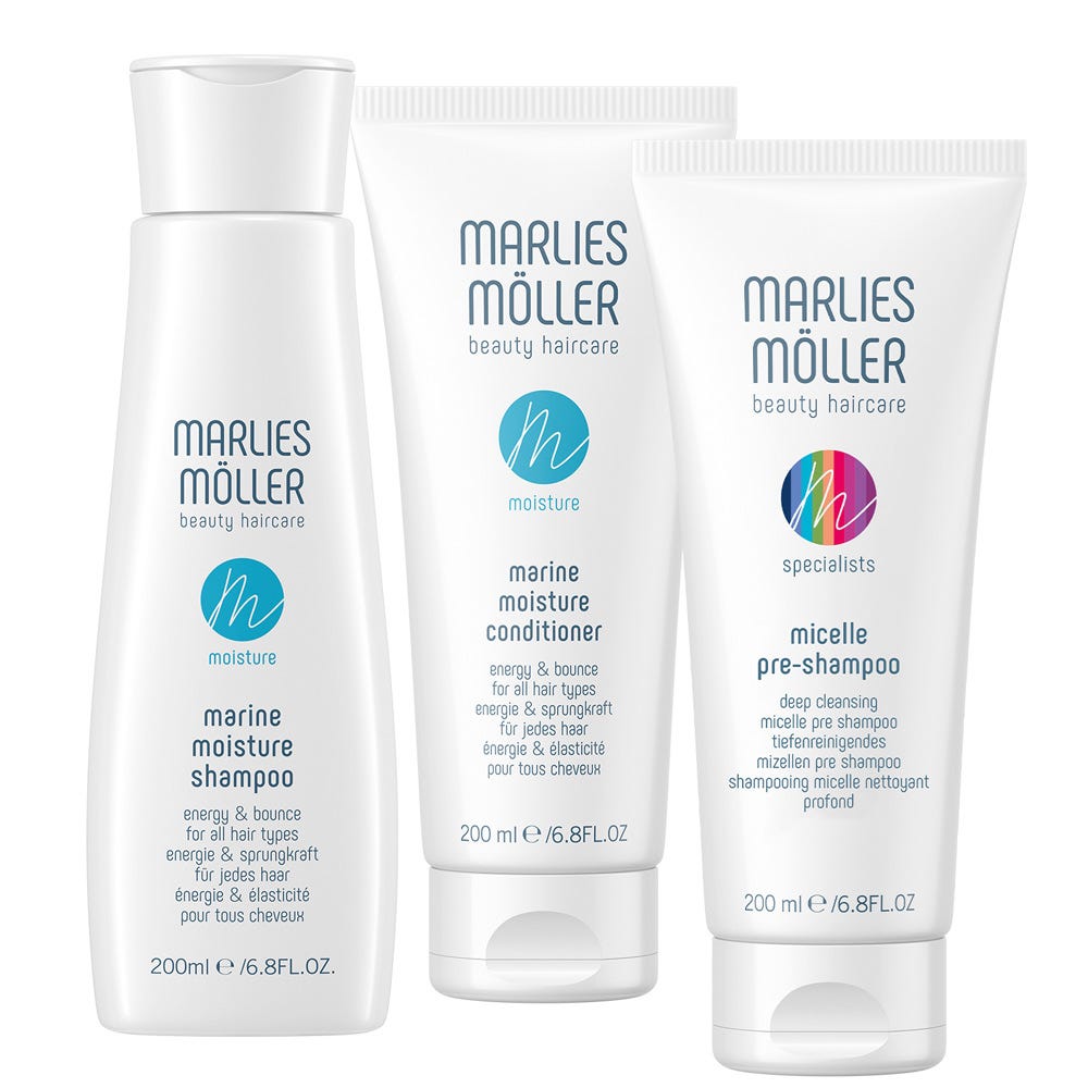 Marlies Möller Marine Moisture Set & Micelle Pre-Shampoo