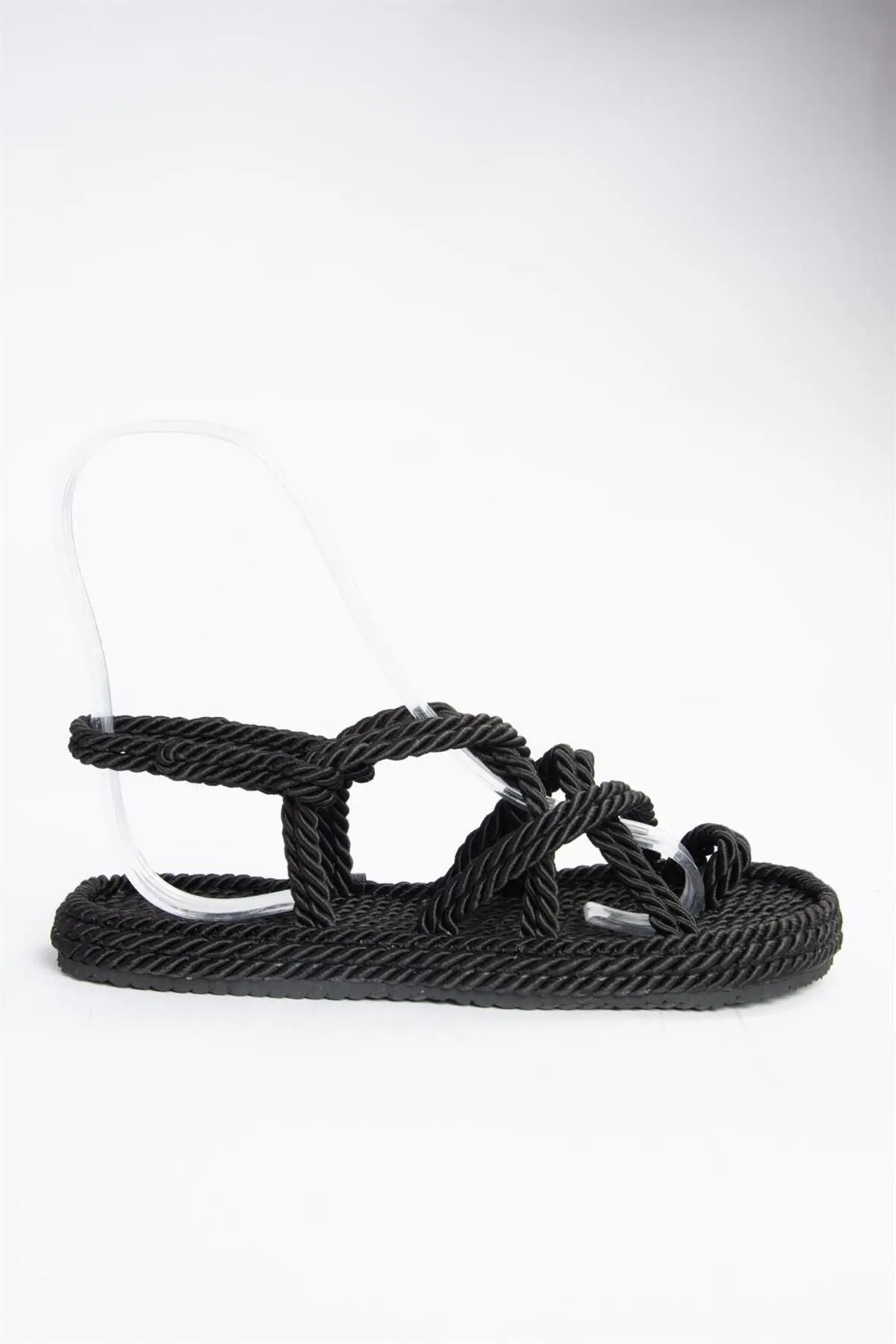 Fox Shoes  Schwarze Damensandalen F470135104
