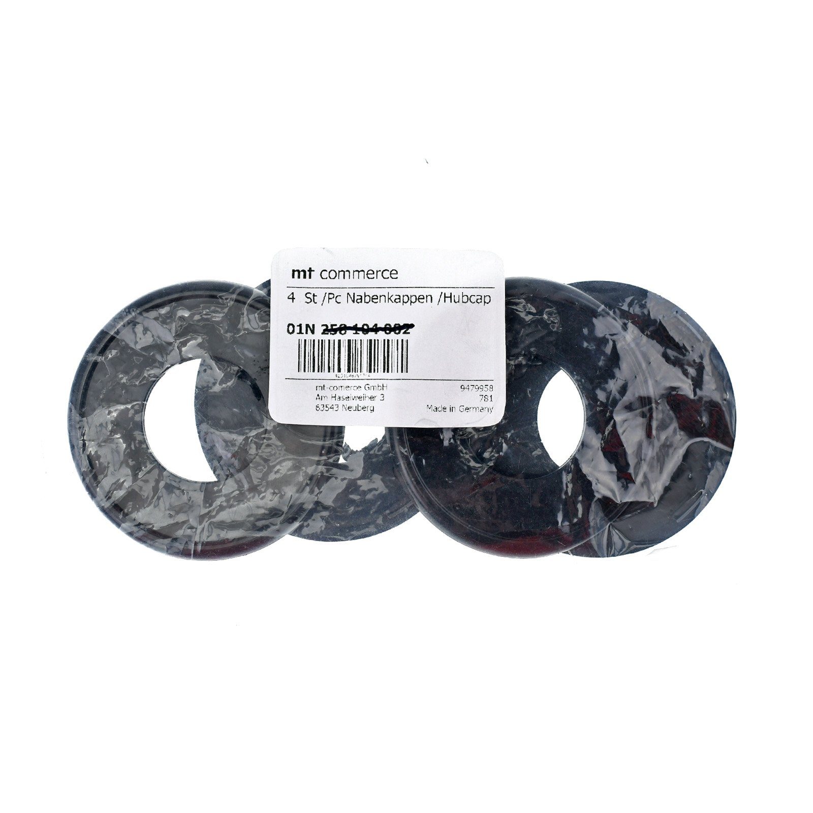 RKC Radkappe 4X 69,5mm Nabenkappen Kappen Schwarz Flach für Schmidt Revolution