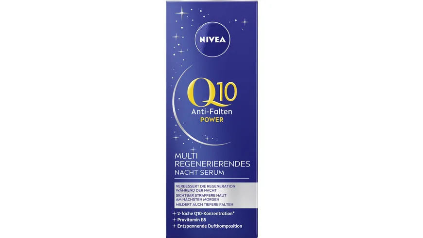 NIVEA Q10 Anti Falten Power Multi regenerierendes Nacht Serum 30 ml