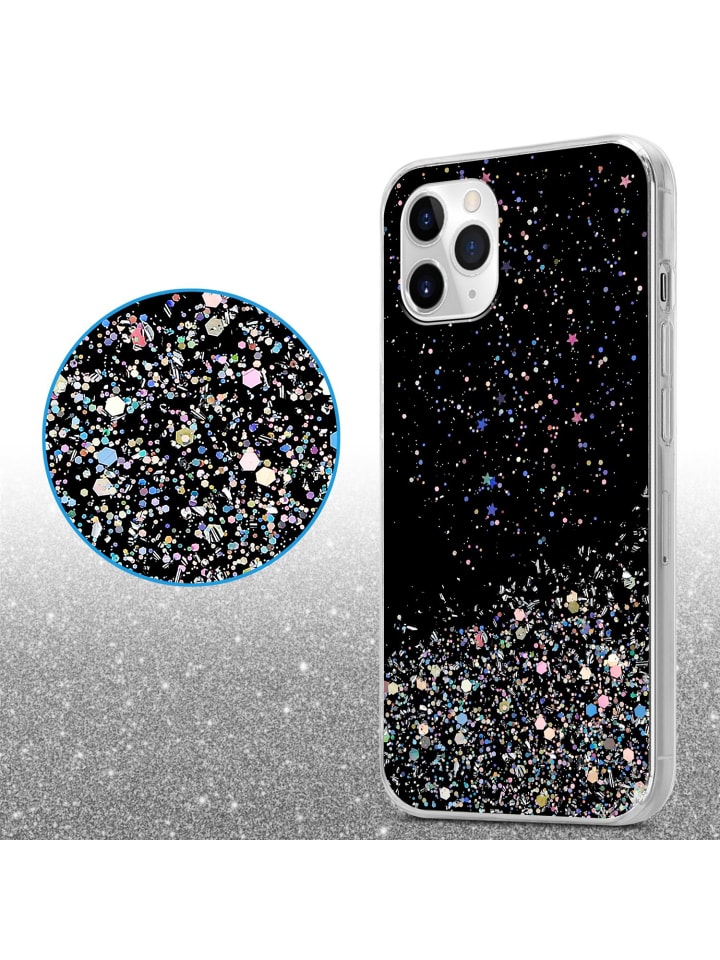 cadorabo Hülle für Apple iPhone 11 Glitter in Schwarz mit Glitter günstig kaufen iPhone 11
