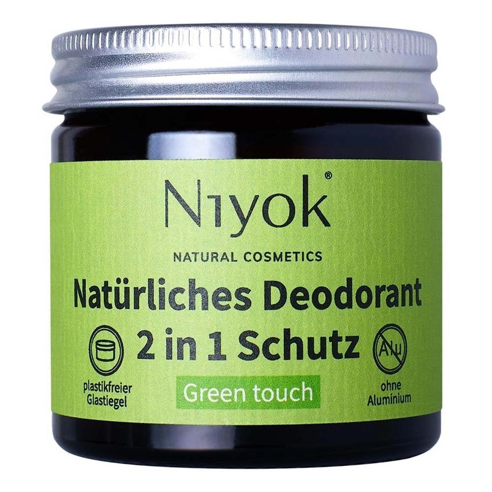 Niyok Deo-Creme 2in1 Deodorant - Green Touch 40ml
