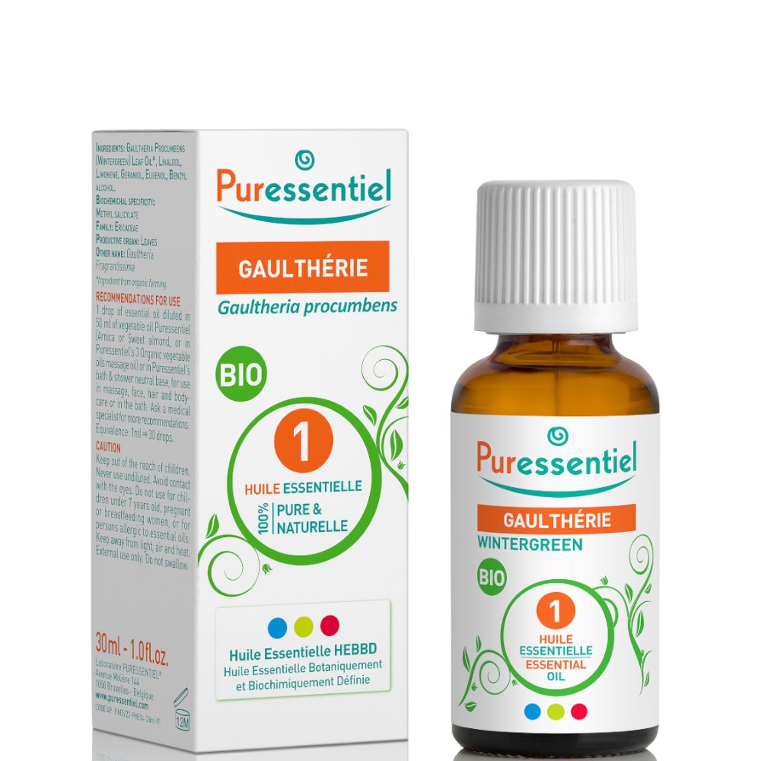 Puressentiel Huile Essentielle Gaulthérie Bio 30 ml